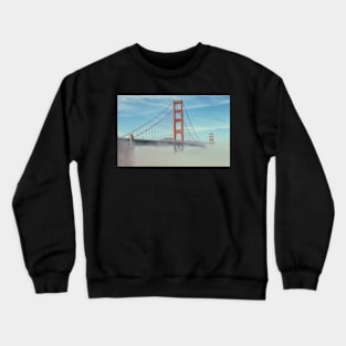 Golden Gate with Fog Crewneck Sweatshirt